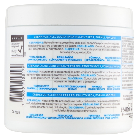 Mixa Ceramide Protect Crema Idratante Rinforzante 400 ml